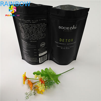 স্তরিত মাইলার স্ন্যাক ব্যাগ প্যাকেজিং, অ্যালুমিনিয়াম ফয়েল জিপার ব্যাগ গরুর মাংসের পাউডার বাদামের জন্য