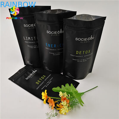 স্তরিত মাইলার স্ন্যাক ব্যাগ প্যাকেজিং, অ্যালুমিনিয়াম ফয়েল জিপার ব্যাগ গরুর মাংসের পাউডার বাদামের জন্য