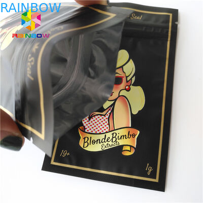 পোশাক / গার্ল আনুষাঙ্গিক জন্য তিন সাইড সিল প্লাস্টিকের গদি প্যাকেজিং