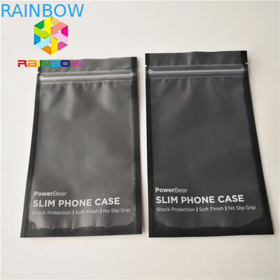 মোবাইল ফোন কেস জন্য প্লাস্টিক উপাদান কাস্টম মুদ্রিত স্ট্যান্ড আপ pouches