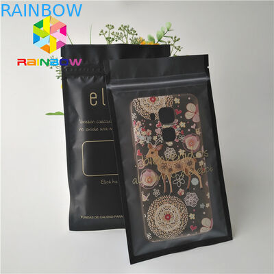 মোবাইল ফোন কেস জন্য প্লাস্টিক উপাদান কাস্টম মুদ্রিত স্ট্যান্ড আপ pouches