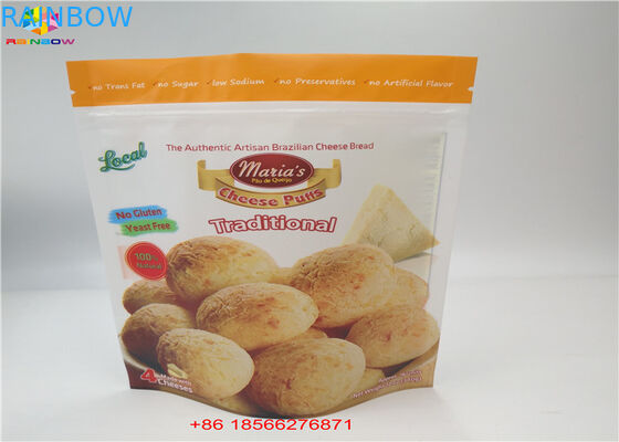 অ্যালুমিনিয়াম ফয়েল ব্যাগ প্লাস্টিকের পাইচ শীর্ষ Ziplock সঙ্গে তিনটি সাইড প্যাকেজিং প্যাকেজিং