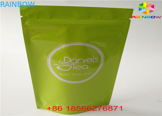 অ্যালুমিনিয়াম ফয়েল ব্যাগ প্লাস্টিকের পাইচ শীর্ষ Ziplock সঙ্গে তিনটি সাইড প্যাকেজিং প্যাকেজিং