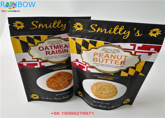 জিপলক টিয়ার নেশে আর্দ্রতা প্রুফ স্ট্যান্ডের জন্য পাউন্ড ডে প্যাক অ্যালুমিনিয়াম ব্যাগ দাঁড়ানো