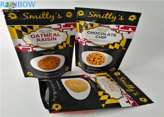 জিপলক টিয়ার নেশে আর্দ্রতা প্রুফ স্ট্যান্ডের জন্য পাউন্ড ডে প্যাক অ্যালুমিনিয়াম ব্যাগ দাঁড়ানো