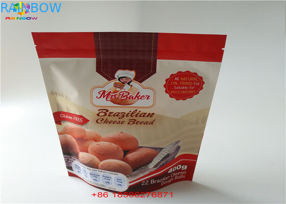 জিপলক টিয়ার নেশে আর্দ্রতা প্রুফ স্ট্যান্ডের জন্য পাউন্ড ডে প্যাক অ্যালুমিনিয়াম ব্যাগ দাঁড়ানো