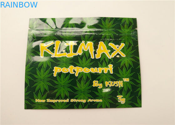 এসজিএস হার্বাল ধূপ প্যাকেজিং হোলোরাম ফয়েল ভ্যাপ কার্টিজ মিনি মাইলার জিপলক ব্যাগ