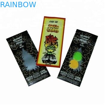 কাস্টম মুদ্রিত মাইলার ব্যাগ CBD Vape কার্টিজ প্যাকেজিং ব্যাগ Vape ট্যাঙ্ক জন্য ছোট আকারের জিপার ব্যাগ