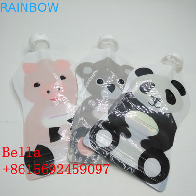 পানীয় পানীয় জল স্পুট ব্যাগ প্যাকেজিং কাস্টম লোগো প্যাকেজ তাপ সীল