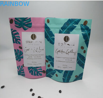 খাদ্য গ্রেড স্ট্যান্ড পাউন্ড ব্যাগ প্লাস্টিক কাস্টম ফয়েল ম্যাট চা প্যাকিং জন্য শেষ