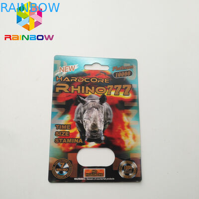 3D Rhino ব্লিস্টার কার্ড প্যাকেজিং Rhino 12 Rhino লিওডো boosting জন্য 11 Rhino 11 মাস যৌন পরিপূরক