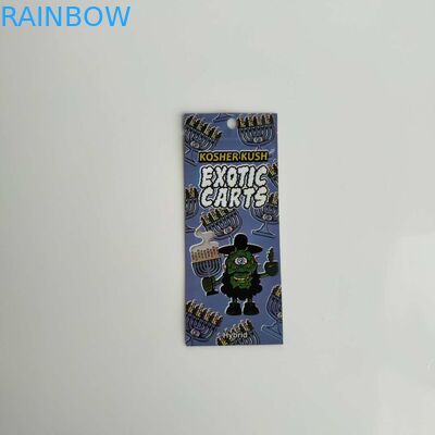 পুনঃব্যবহারযোগ্য প্লাস্টিকের পাইচ প্যাকেজিং বহিরাগত কার্ট স্বর্ণের টিপ Mylar ব্যাগ Ziplock সঙ্গে