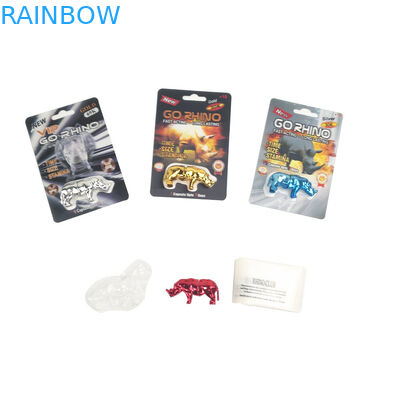 পুরুষ বর্ধন বড়ি রেন্ডো 600 কে 700 কে প্ল্যাটিনাম সেক্স পিল প্যাক প্যাকিংয়ের জন্য নবীন মাম্বা ব্ল্যাক হর্স সুপার প্যান্থার 3 ডি কার্ড