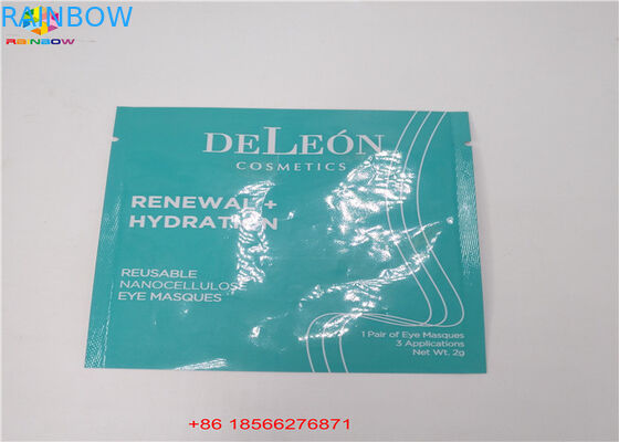 ম্যাট সমাপ্তি হোলোরাম ফয়েল জিপ লক ব্যাগ মুখ মাস্ক প্রসাধনী নমুনা ফ্ল্যাট পাউন্ড