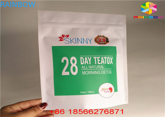 Matcha চা দাঁড়ানো আপ জিমার পাউন্ড Laminated উপাদান অ্যালুমিনিয়াম ফয়েল রিসাইকেল কraft কাগজ