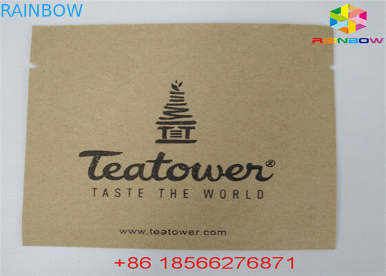 পুনঃব্যবহারযোগ্য কাস্টমাইজড কাগজ ব্যাগ খাদ্য পাউন্ড উইন্ডো সঙ্গে Ziplock গন্ধ প্রুফ স্ট্যান্ড