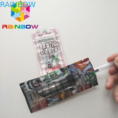 ব্যাগ কার্টিজ প্লাস্টিকের পাইচ প্যাকেজিং মারিও বহিরাগত কার্ট মিনি Mylar ব্যাগ