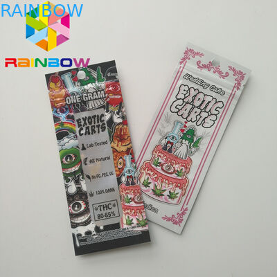 ব্যাগ কার্টিজ প্লাস্টিকের পাইচ প্যাকেজিং মারিও বহিরাগত কার্ট মিনি Mylar ব্যাগ