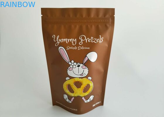 অ্যালুমিনিয়াম ফয়েল স্তরিত স্ট্যান্ড আপ কে ব্যাগ শুকনো গরুর মাংস স্ন্যাক প্যাকেজিং টেকসই