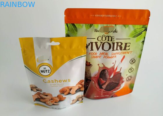 জৈব চিয়া বীজ স্ন্যাক কুকিজ খাদ্য প্যাকেজিং জীপ সঙ্গে ব্যাগ Gravure মুদ্রণ