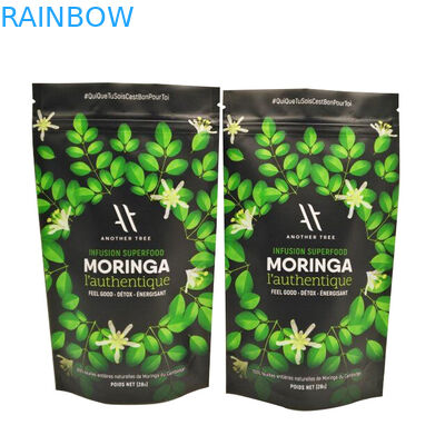 কাস্টম চা প্যাকেজিং পাউন্ড Detox Slimming চা / ফুলের পাতা / বীজ জায়ন Zipplock ব্যাগ