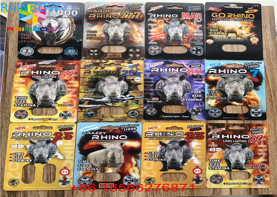 পুরুষ উন্নততা ব্লিস্টার কার্ড প্যাকিং ভাঁজ কাগজ কাস্টম R7-5000 R7-3000