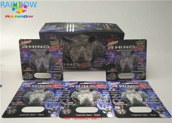 পুরুষ উন্নততা ব্লিস্টার কার্ড প্যাকিং ভাঁজ কাগজ কাস্টম R7-5000 R7-3000