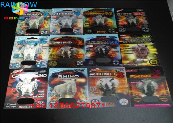 পুরুষ উন্নততা ব্লিস্টার কার্ড প্যাকিং ভাঁজ কাগজ কাস্টম R7-5000 R7-3000