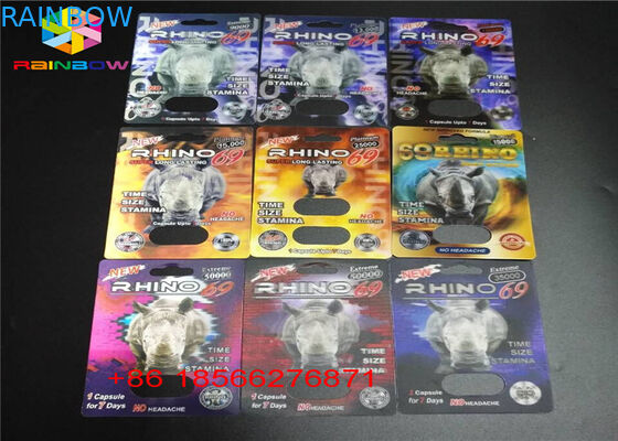 পুরুষ উন্নততা ব্লিস্টার কার্ড প্যাকিং ভাঁজ কাগজ কাস্টম R7-5000 R7-3000