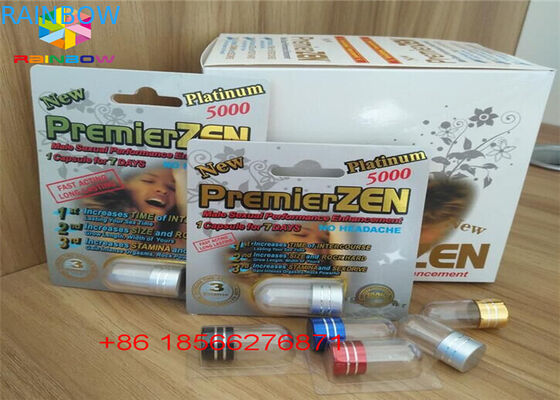 পুরুষ উন্নততা ব্লিস্টার কার্ড প্যাকিং ভাঁজ কাগজ কাস্টম R7-5000 R7-3000