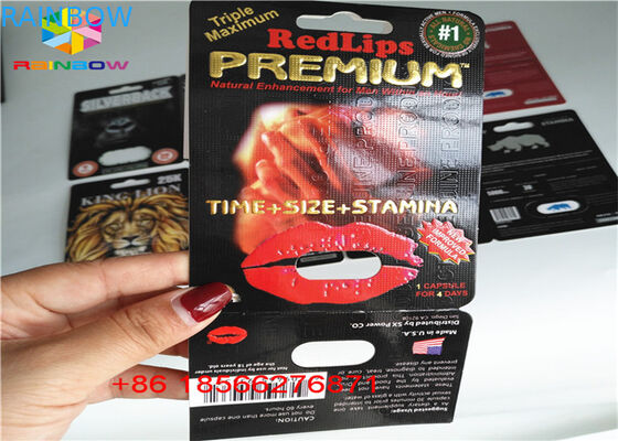 পুরুষ উন্নততা ব্লিস্টার কার্ড প্যাকিং ভাঁজ কাগজ কাস্টম R7-5000 R7-3000