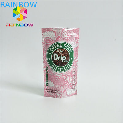 Laminated উপাদান প্লাস্টিকের পাইচ প্যাকেজিং Ziplock এক ওয়ে ভালভ সঙ্গে ব্যাগ দাঁড়ানো