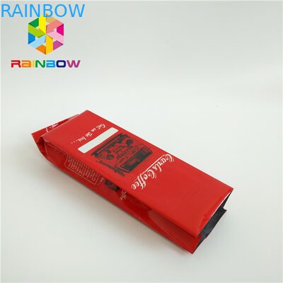 খসড়া কাগজ সাইড Gusset আপ কফি পাউন্ড আপ স্ট্যান্ড, সিল প্লাস্টিকের কাস্টম মুদ্রণ