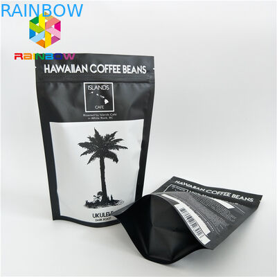 পাউডার চা বাদাম প্লাস্টিকের পাইচ ভালভ সঙ্গে অ্যালুমিনিয়াম ফয়েল কাস্টম মুদ্রণ প্যাকেজিং