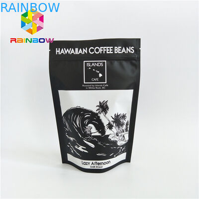 পাউডার চা বাদাম প্লাস্টিকের পাইচ ভালভ সঙ্গে অ্যালুমিনিয়াম ফয়েল কাস্টম মুদ্রণ প্যাকেজিং