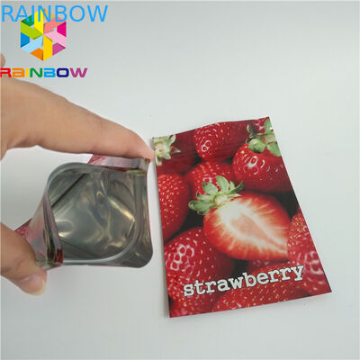 গন্ধ প্রুফ প্লাস্টিক ব্যাগ প্যাকেজিং Reseableable Ziplock Mylar Pouch CBD Hemp আগাছা প্যাকেজিং