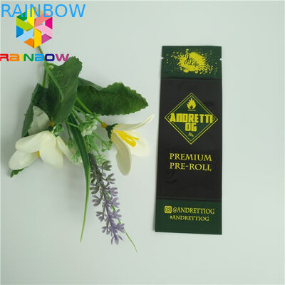 গন্ধ প্রুফ প্লাস্টিক ব্যাগ প্যাকেজিং Reseableable Ziplock Mylar Pouch CBD Hemp আগাছা প্যাকেজিং
