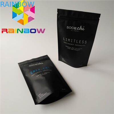 খাদ্য গ্রেড উপাদান আপ জিমার পাউন্ড শঙ্কু ফয়েল Liner সঙ্গে আকৃতির Moringa পাউডার ব্যাগ দাঁড়ানো