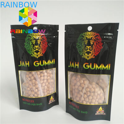 প্রিন্টেড ফয়েল ল্যামিনেট মায়লার জিপলক স্ট্যান্ড পাউন্ড এমএমজে আগাছা ক্যানভাস প্যাকেজিং