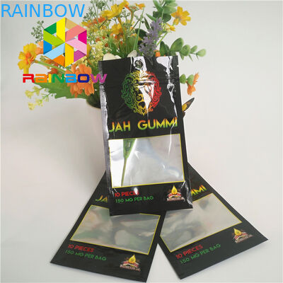 প্রিন্টেড ফয়েল ল্যামিনেট মায়লার জিপলক স্ট্যান্ড পাউন্ড এমএমজে আগাছা ক্যানভাস প্যাকেজিং