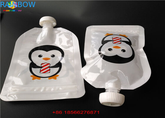 এফডিএ / এসজিএস স্পাউট ব্যাগ প্যাকেজিং অ্যালুমিনিয়াম ফয়েল তরল খাদ্য / পানীয় জন্য ব্যাগ স্ট্যান্ড আপ