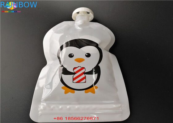 এফডিএ / এসজিএস স্পাউট ব্যাগ প্যাকেজিং অ্যালুমিনিয়াম ফয়েল তরল খাদ্য / পানীয় জন্য ব্যাগ স্ট্যান্ড আপ