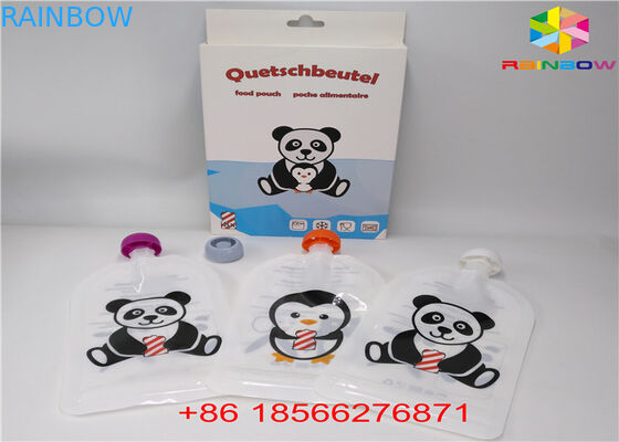 এফডিএ / এসজিএস স্পাউট ব্যাগ প্যাকেজিং অ্যালুমিনিয়াম ফয়েল তরল খাদ্য / পানীয় জন্য ব্যাগ স্ট্যান্ড আপ