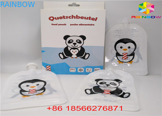 পুনঃব্যবহারযোগ্য তরল স্পাউট ব্যাগ, ক্যাপ Doypack ফয়েল রস স্পাউট সঙ্গে স্ট্যান্ড আপ পাউচ