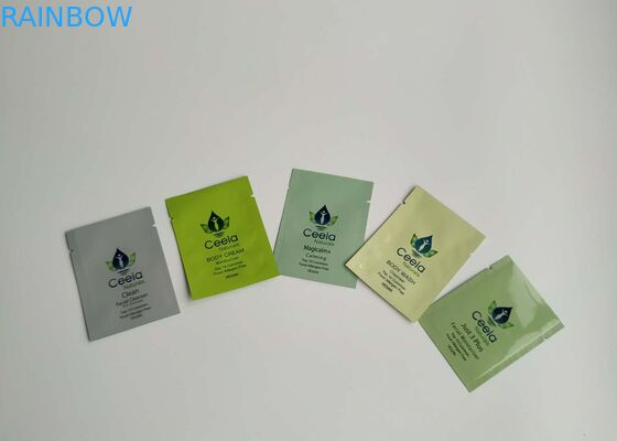 স্কিন ক্রিম প্রসাধনী প্যাকেজিং ব্যাগ ডিজিটাল মুদ্রণ পাউন্ড কাস্টম 5ml Sachet