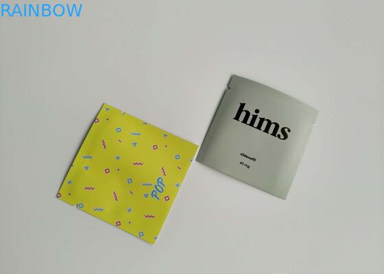 ডিজিটাল কাস্টম মুদ্রিত প্লাস্টিকের পাইচ প্যাকেজিং গন্ধ প্রুফ ভিটামিন ক্যাপসুল পাউডার ব্যাগ