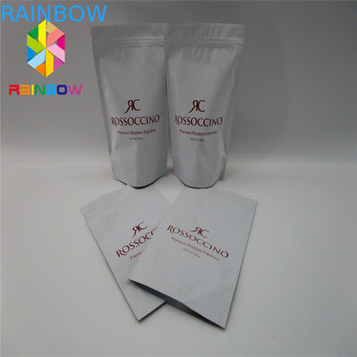 ভাল গ্রেড কাস্টম মুদ্রিত স্ট্যান্ড আপ পাউচ ভালভ গরম স্ট্যাম্পিং মুদ্রণ দক্ষতা SGS অনুমোদন