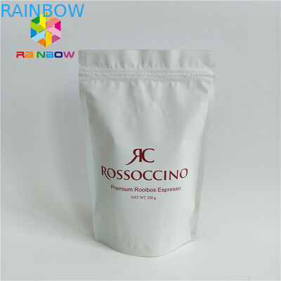 ভাল গ্রেড কাস্টম মুদ্রিত স্ট্যান্ড আপ পাউচ ভালভ গরম স্ট্যাম্পিং মুদ্রণ দক্ষতা SGS অনুমোদন