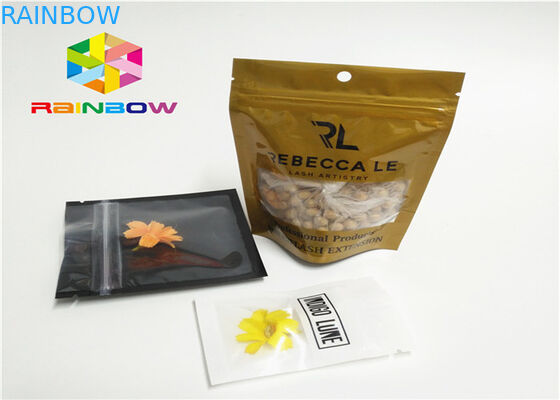 চকচকে / ম্যাট প্রভাব প্লাস্টিকের পাইচ ভেষজ ধূপ জন্য তিন সাইড সীল প্যাকেজিং