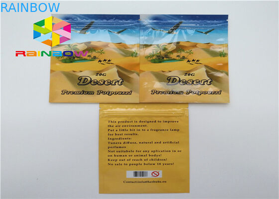 ভেষজ ধূপ ব্যাগ প্লাস্টিকের পাইচ প্যাকেজিং Kratom পাউন্ড শক্তি বড়ি জিপার লক